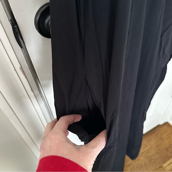 Elan V-Back Cover-Up Maxi Dress in black, size L - Picture 6 of 6